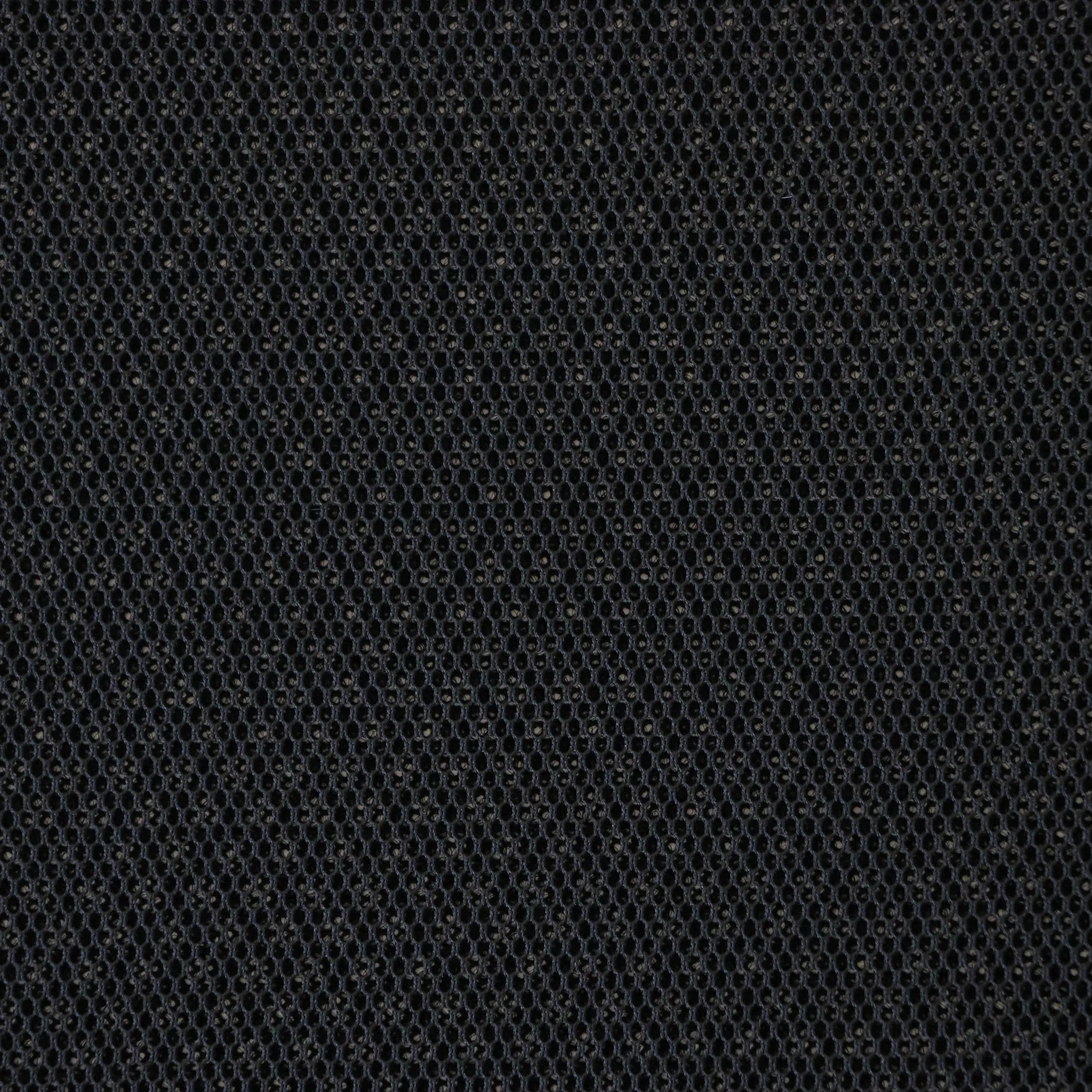 1/2 Yard Cut: Black Air Mesh