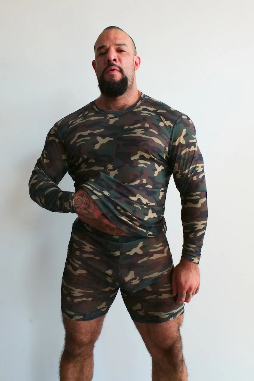 Alfons Dovana Camo Long Sleeve