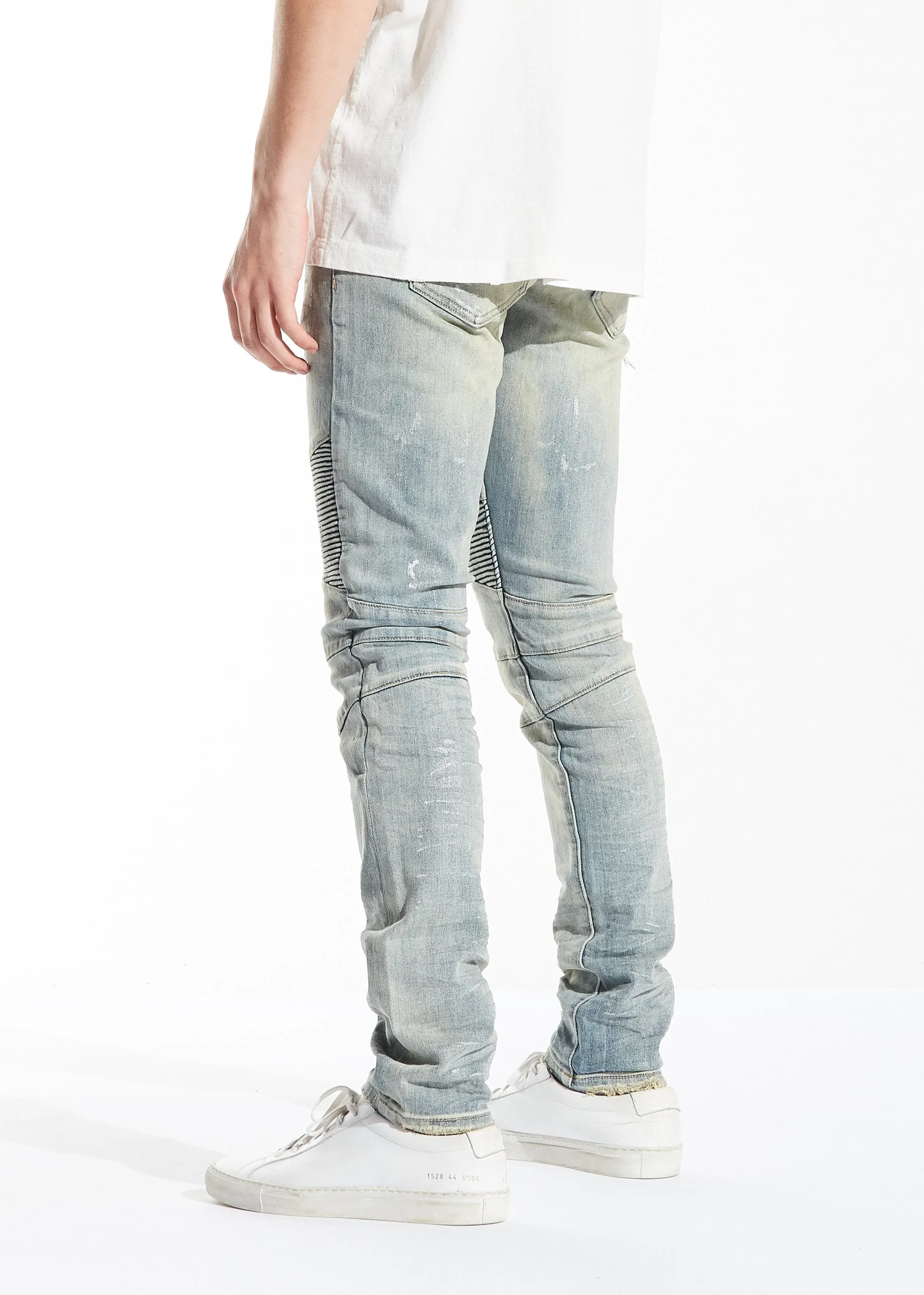 Antonio Biker Denim (Light Blue)