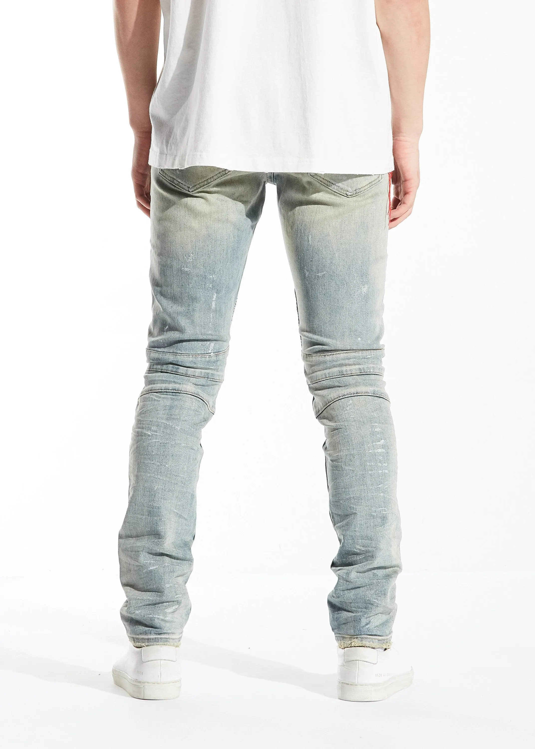 Antonio Biker Denim (Light Blue)