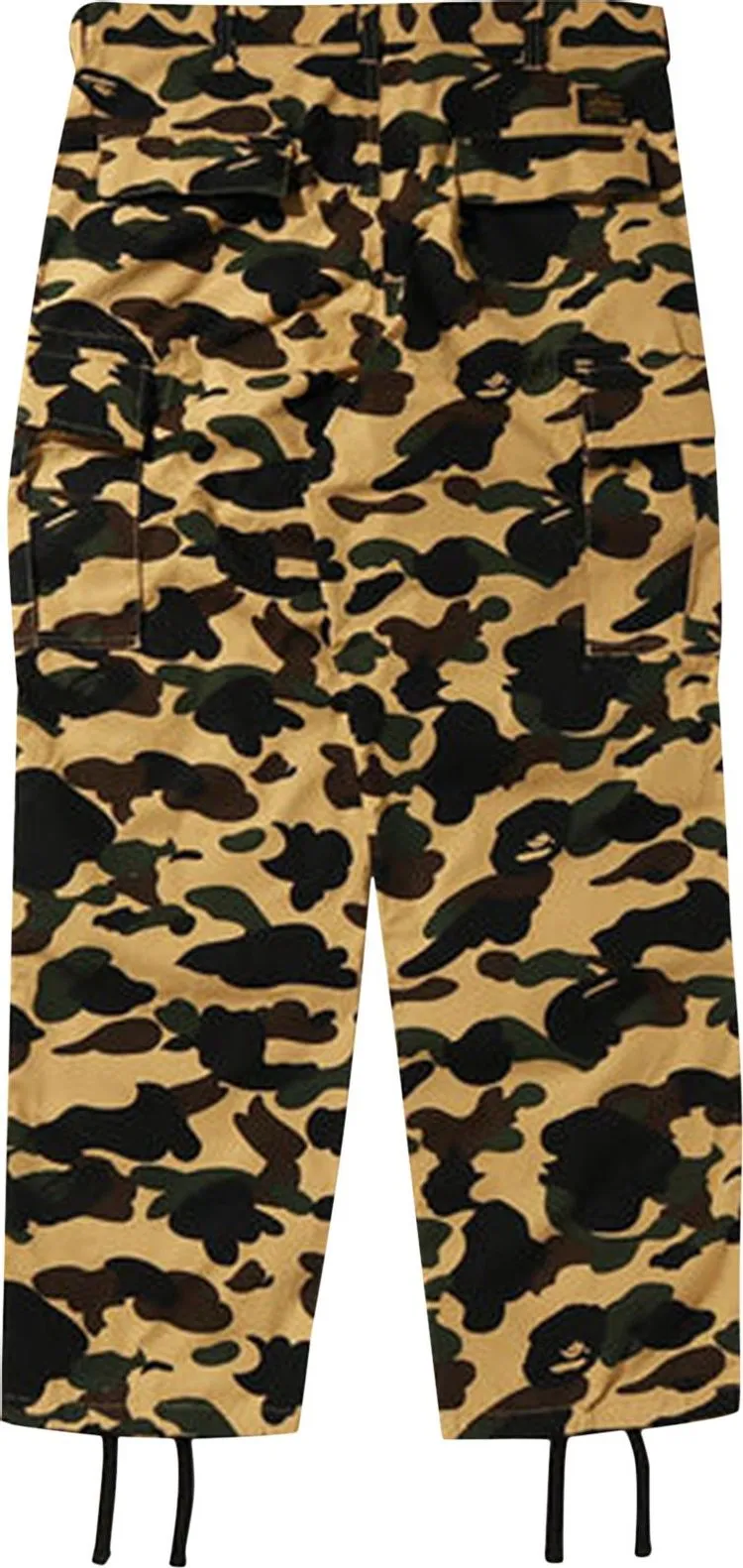 BAPE 1st Camo Cargo Pants 'Yellow', yellow