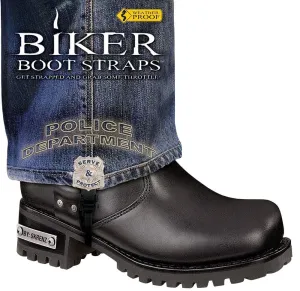 BBS/PD6 Weather Proof- Boot Straps- Police Department- 6 Inch