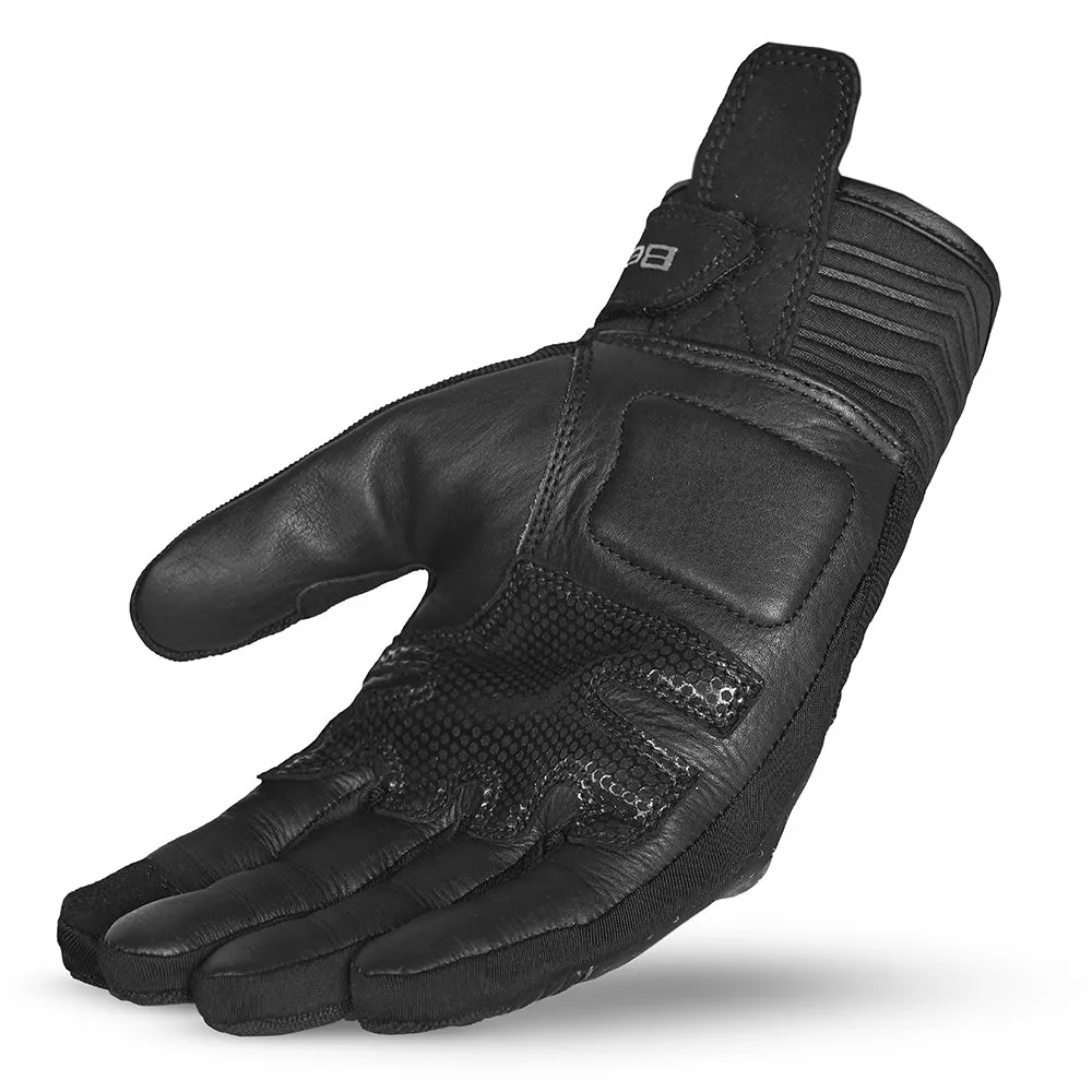 Bela Bomber Motorbike Gloves - Black