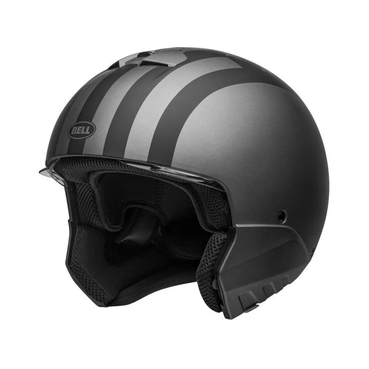 Bell Broozer ‘Full Face. Open Face. In Your Face’ 2 in 1 Motorcycle Free Ride Matte Gray and Black Helmet