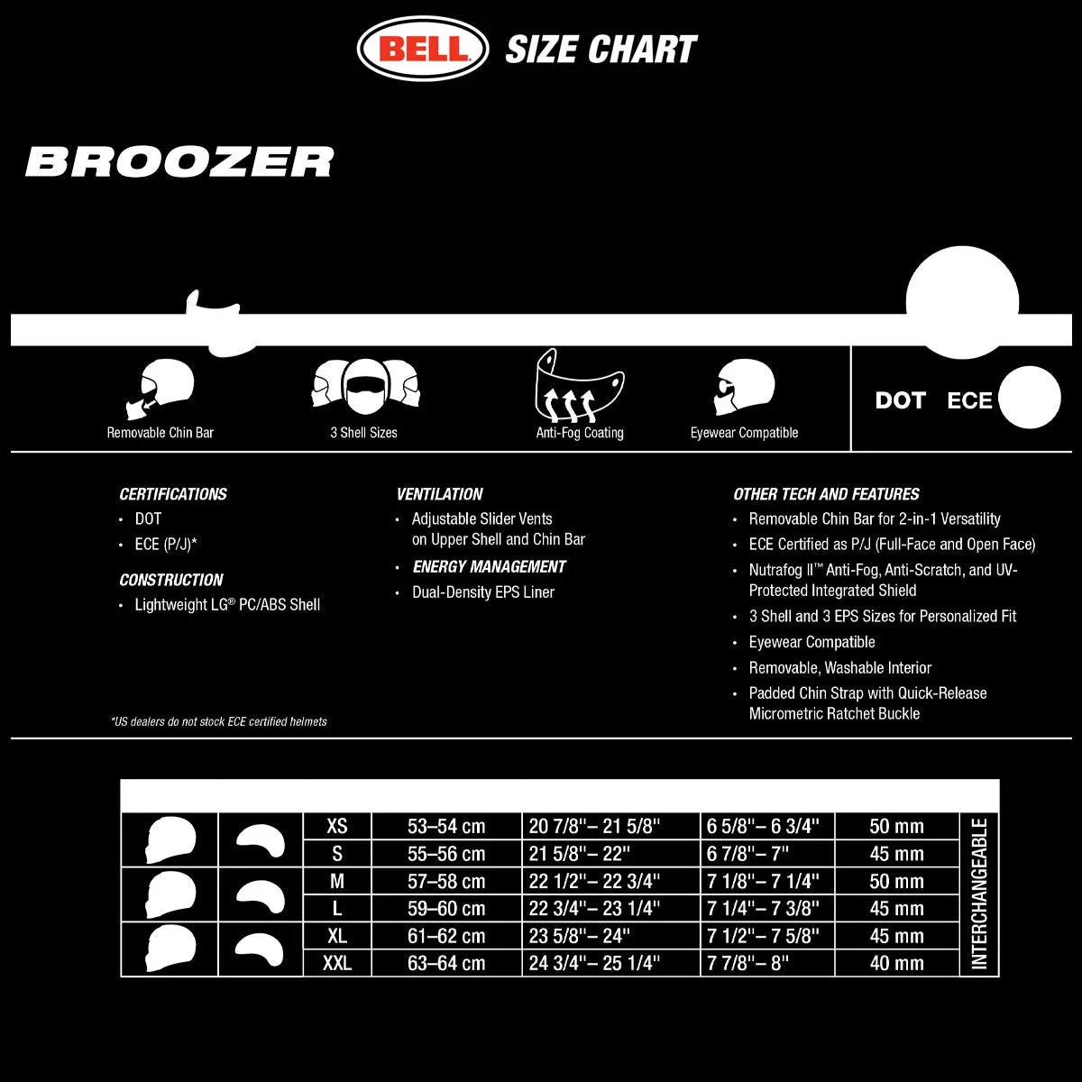 Bell Broozer ‘Full Face. Open Face. In Your Face’ 2 in 1 Motorcycle Free Ride Matte Gray and Black Helmet