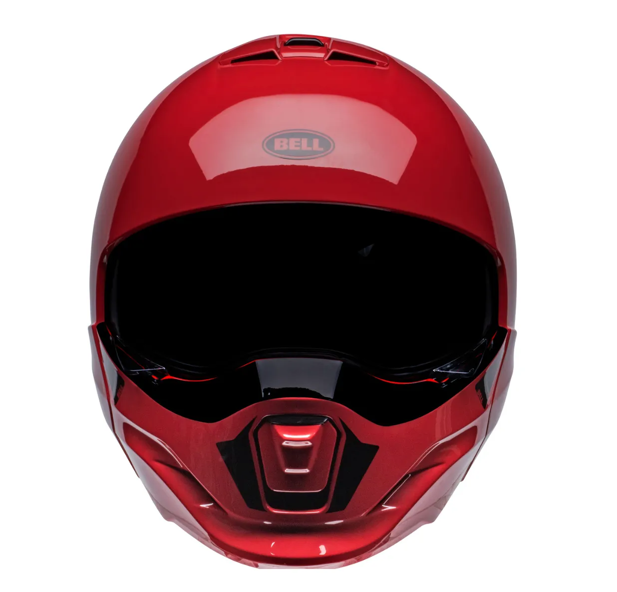 Bell Broozer Helmet Full / Open Face Duplet Red Cruiser Helmet