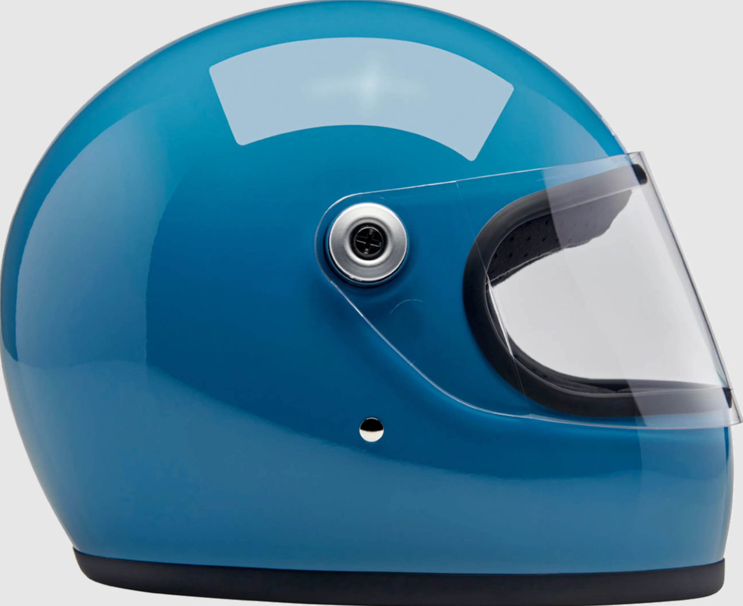 Biltwell Gringo S 06 Blue Full Face Helmet   Freebie Bundle