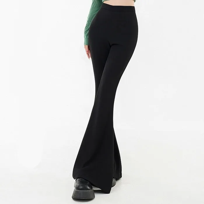 Black Flared Trousers