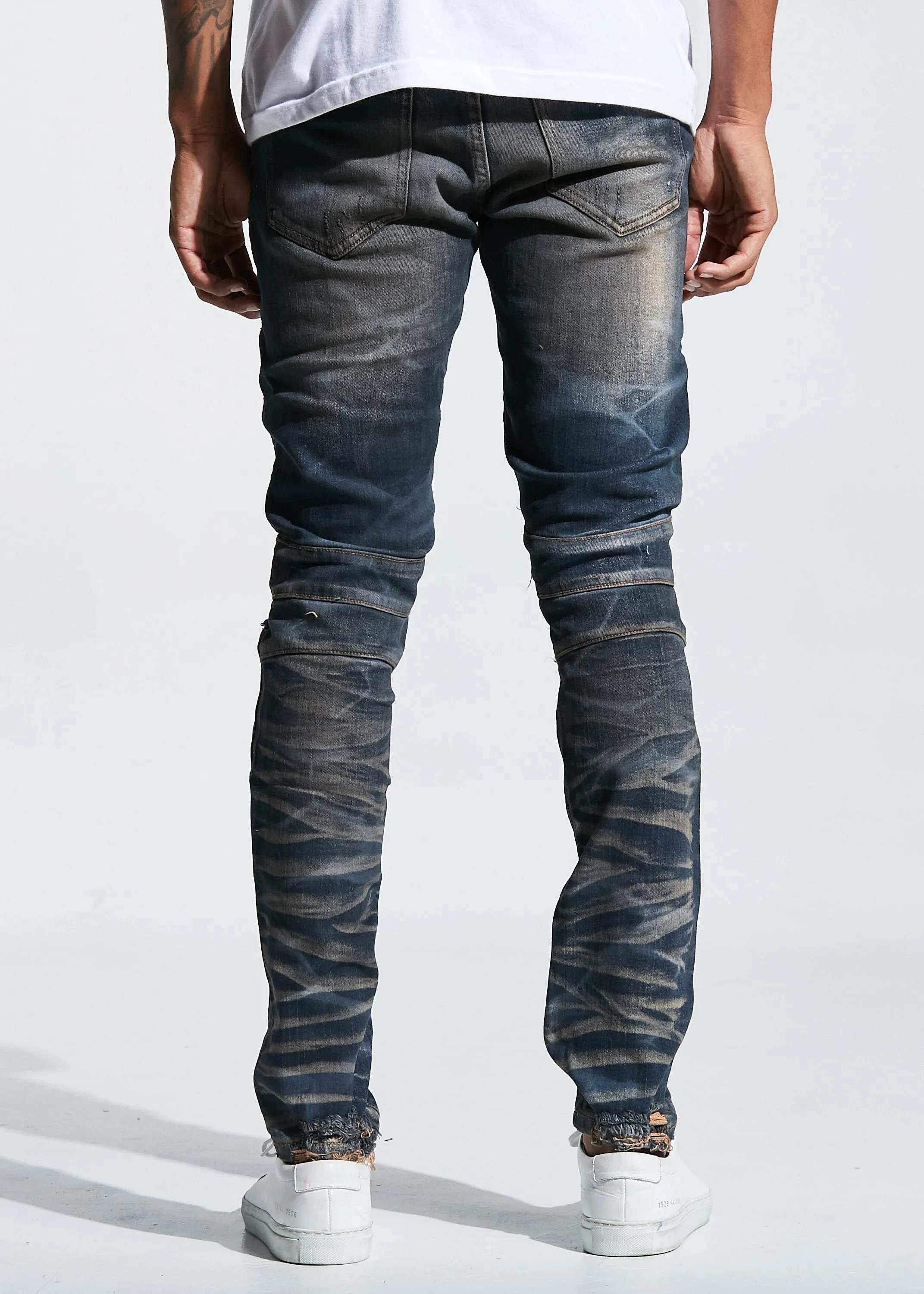 Braxton Biker Denim (Indigo Vintage)