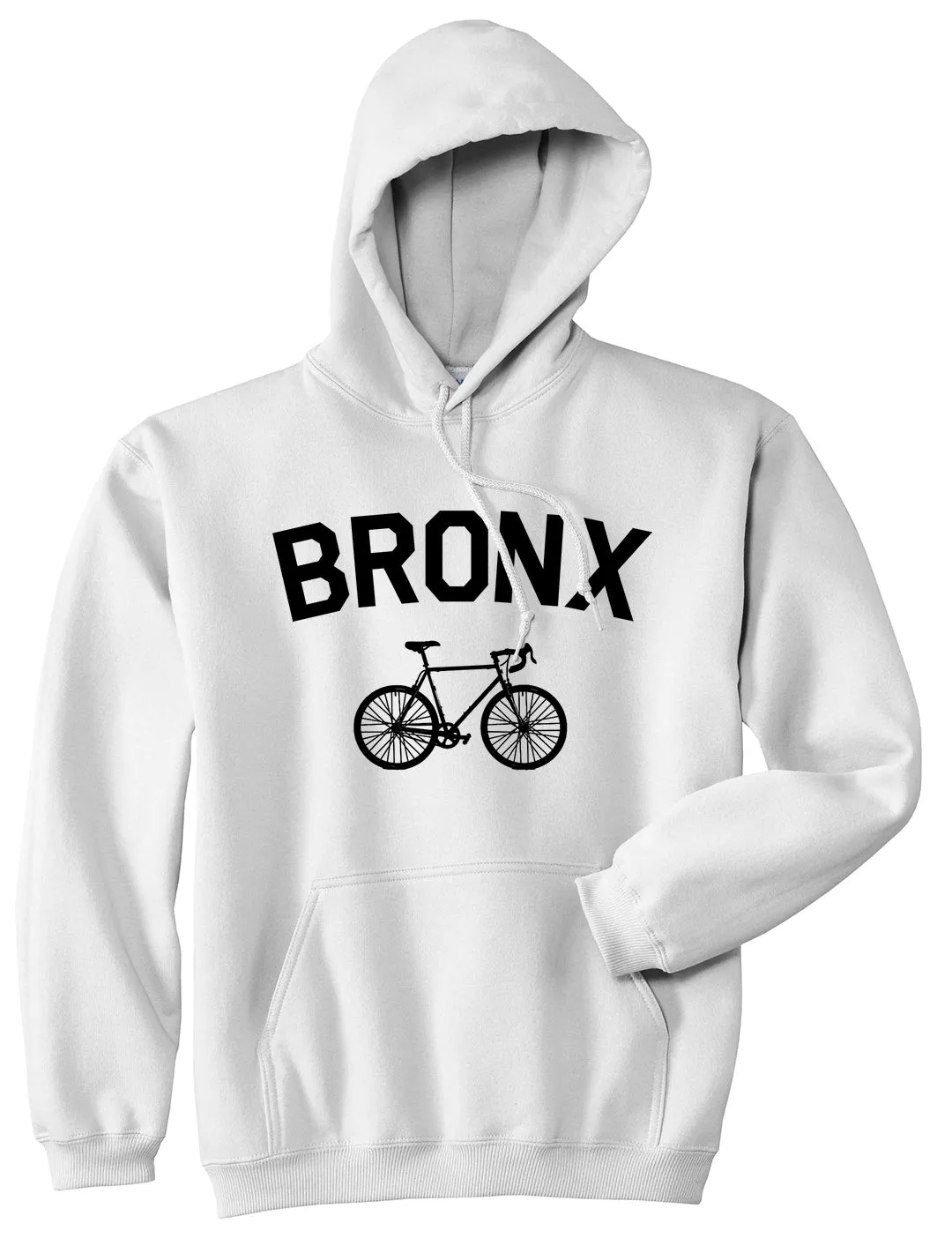 Bronx Vintage Bike Cycling Mens Pullover Hoodie