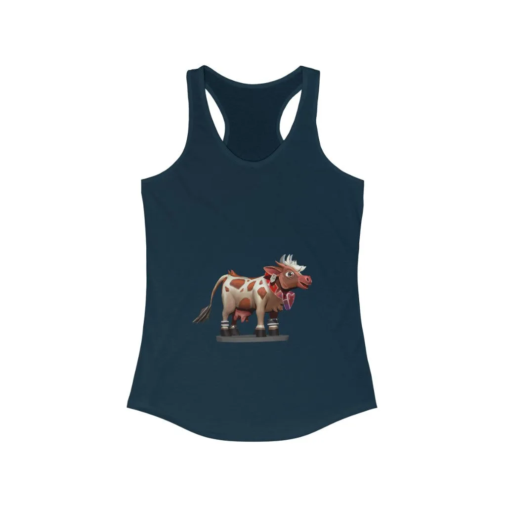 Brown Cow Women's Ideal Racerback Tank