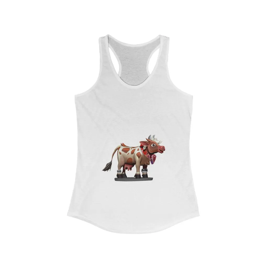 Brown Cow Women's Ideal Racerback Tank