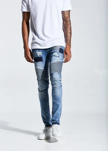 Bufalino Biker Denim (Stone Wash)