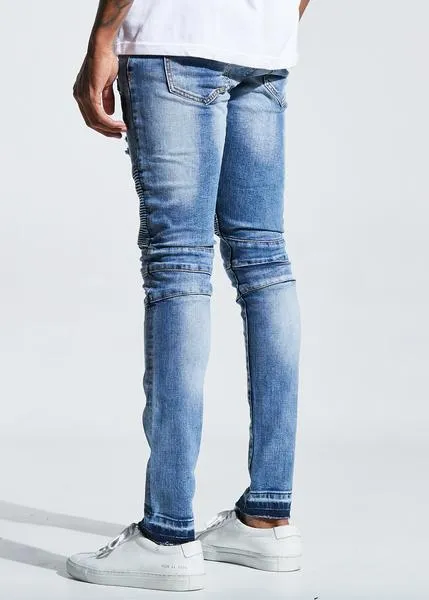 Bufalino Biker Denim (Stone Wash)