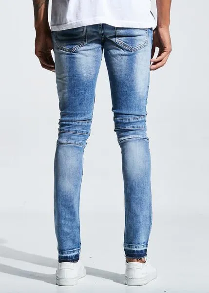 Bufalino Biker Denim (Stone Wash)