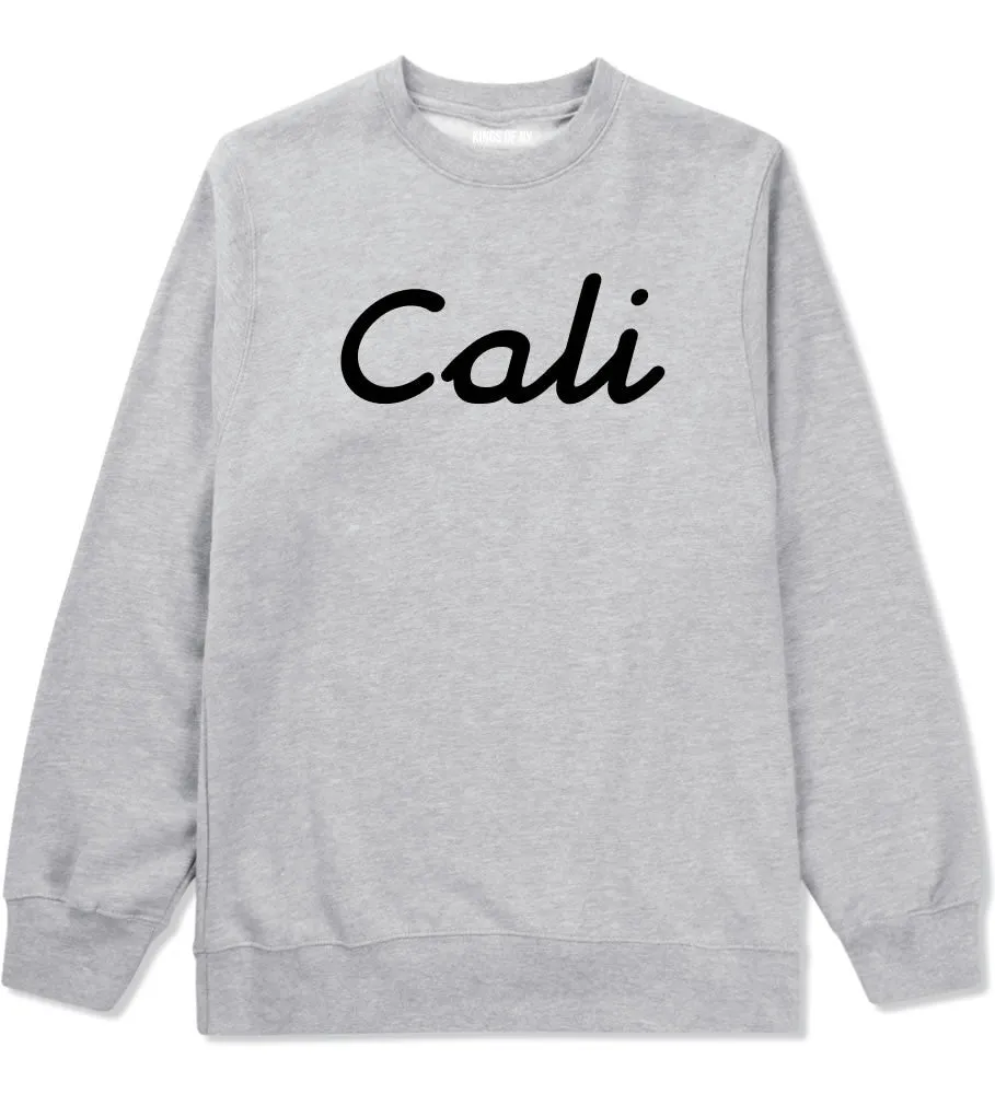 Cali California Script Crewneck Sweatshirt