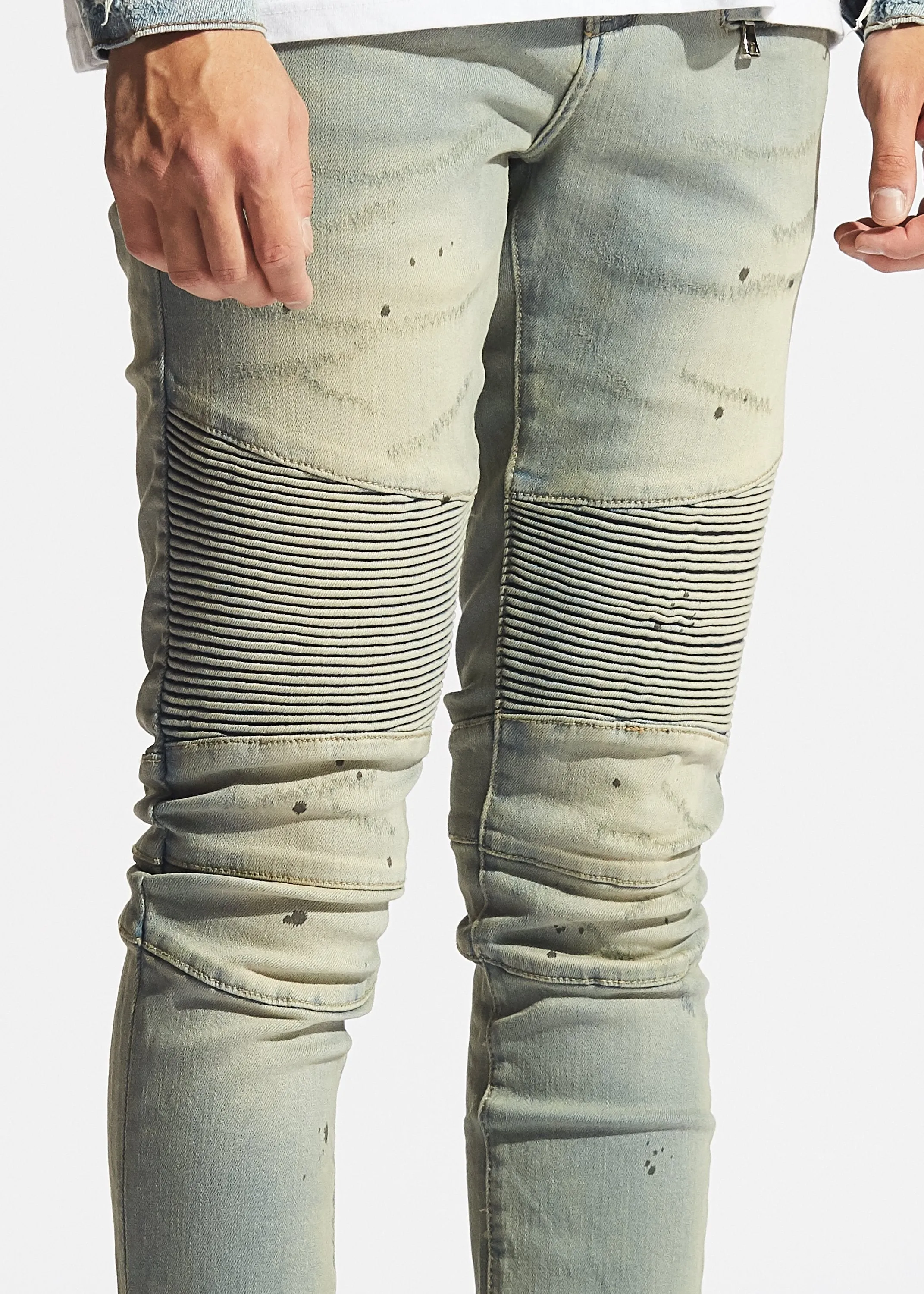 Canopus Biker Denim (Vintage Blue Sand)