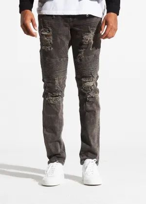 Cosmos Biker Denim (Charcoal)