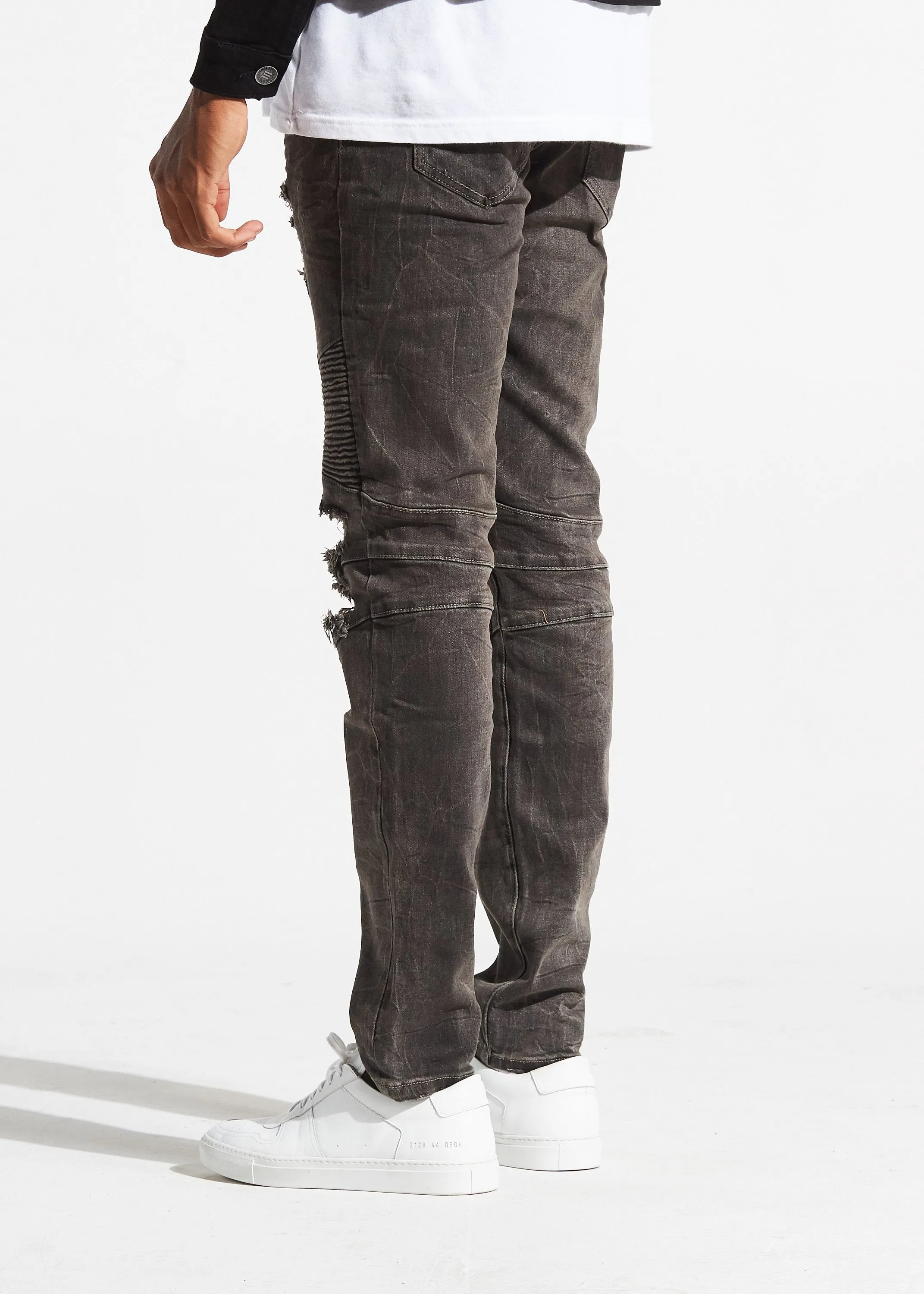 Cosmos Biker Denim (Charcoal)