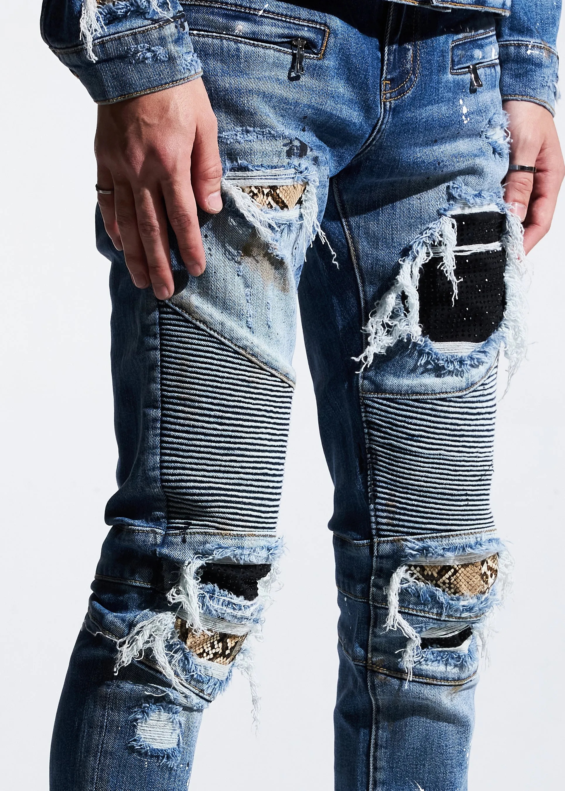 Crawley Biker Denim