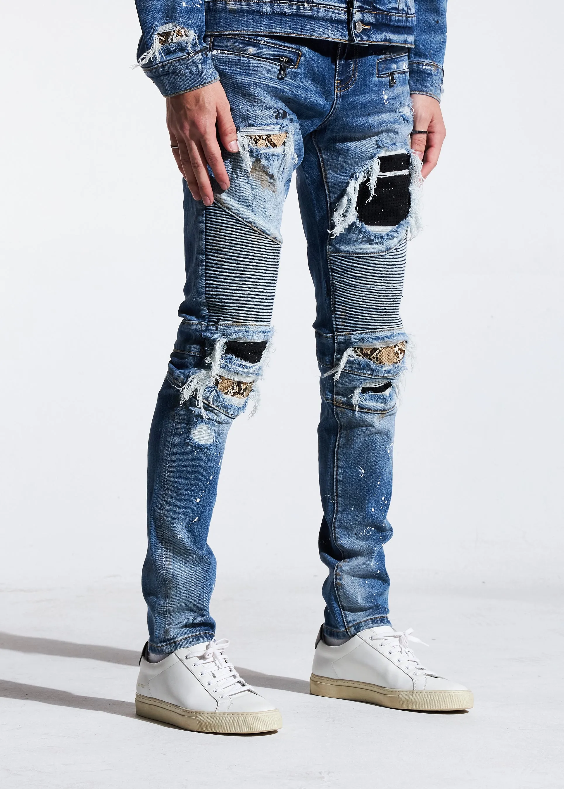 Crawley Biker Denim