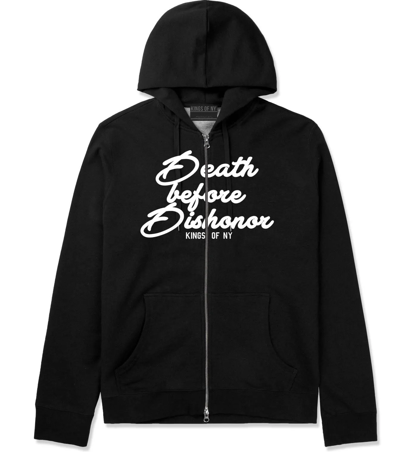 Death Before Dishonor Skulls Zip Up Hoodie