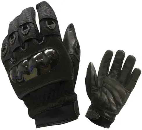 Digital Protector Carbon Knuckle Motorcycle Gloves | Olympia Sports