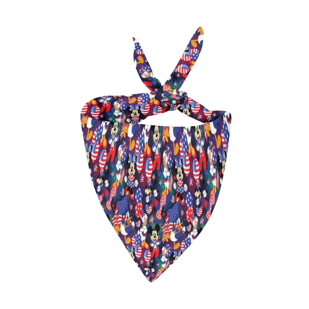 Disney America Pet Dog Bandana