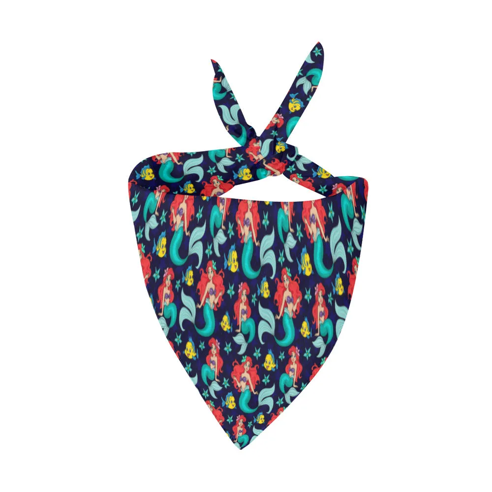 Disney Little Mermaid I Want To Be Where The People Are Pet Dog Bandana