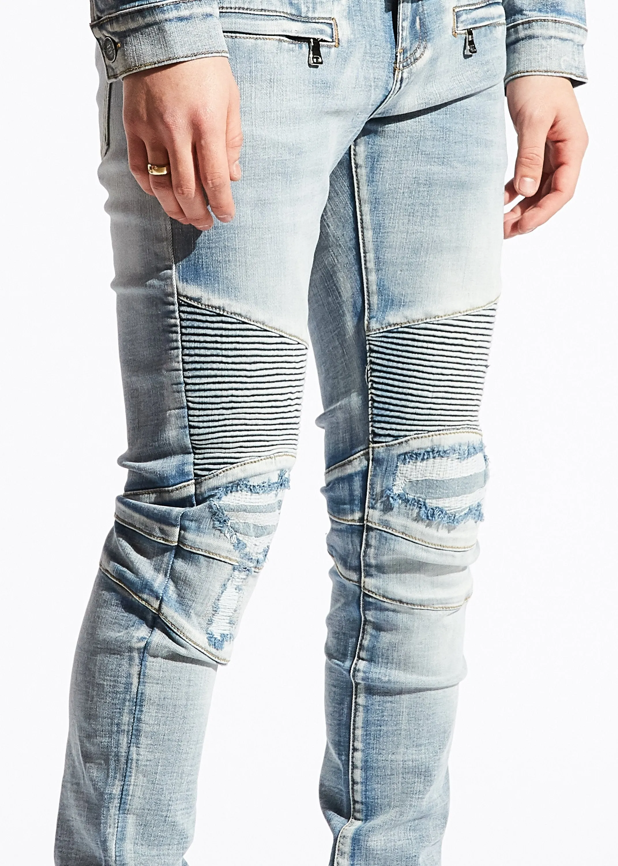 Erwin Biker Denim (Blue)