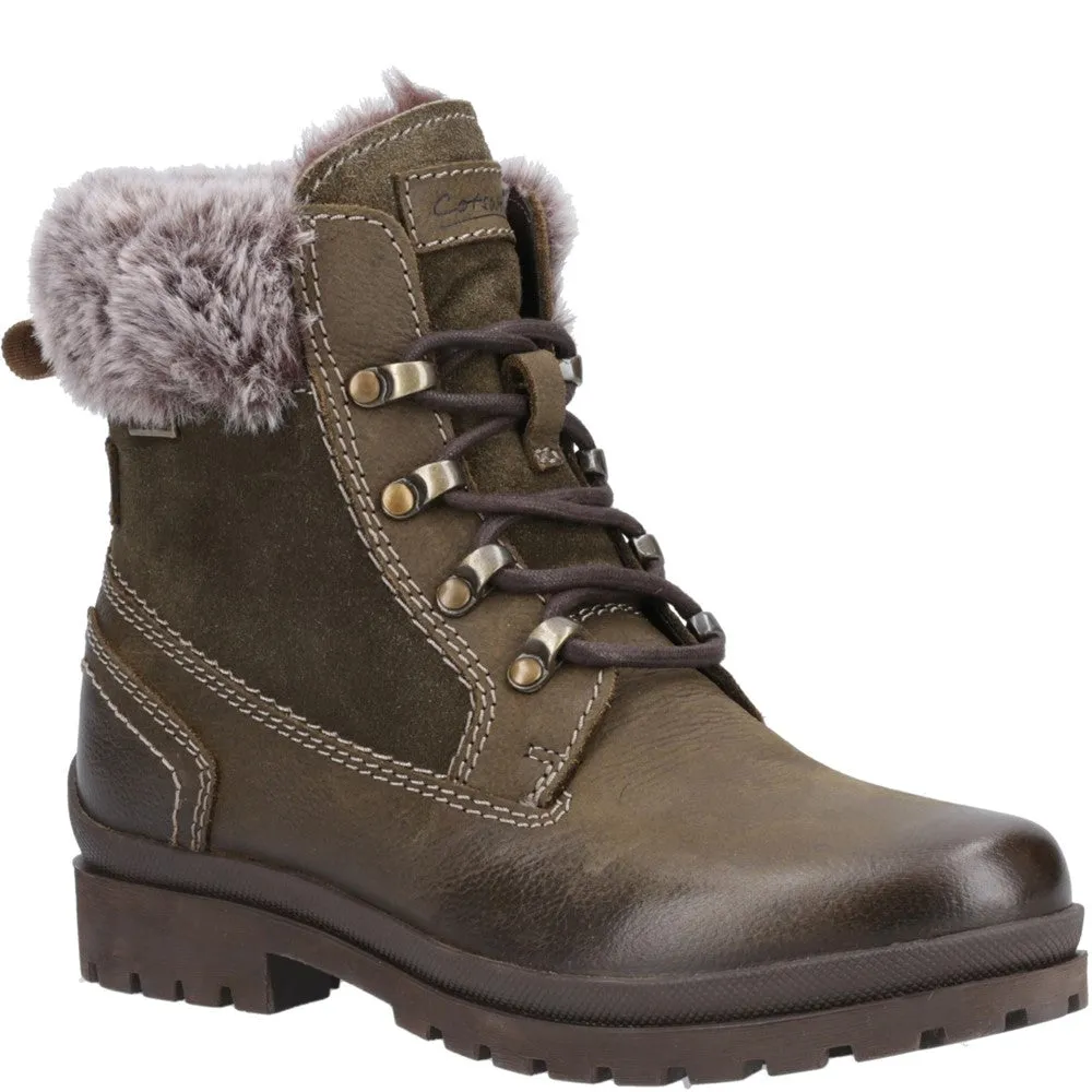 Evenlode Ankle Boots Khaki