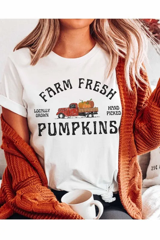 FARM FRESH PUMPKINS GRAPHIC TEE