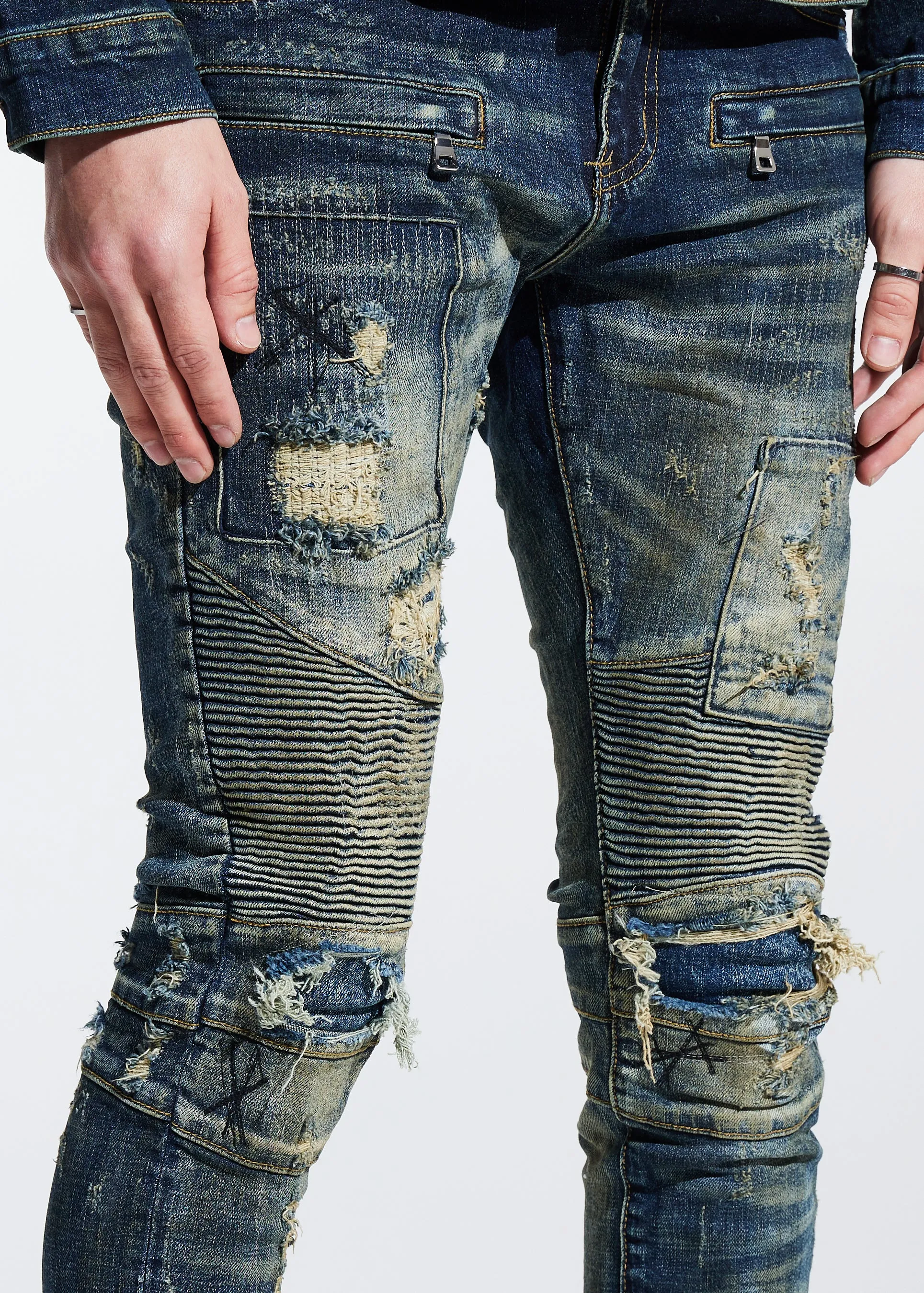 Fez Biker Denim