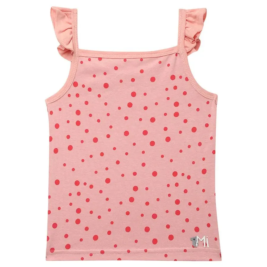 Flamingo Print Baby Girl Tank Top (Pack of 3)