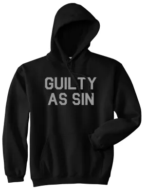 Guilty As Sin Mens Pullover Hoodie