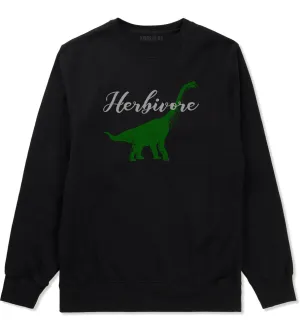 Herbivore Dinosaur Vegetarian Mens Crewneck Sweatshirt