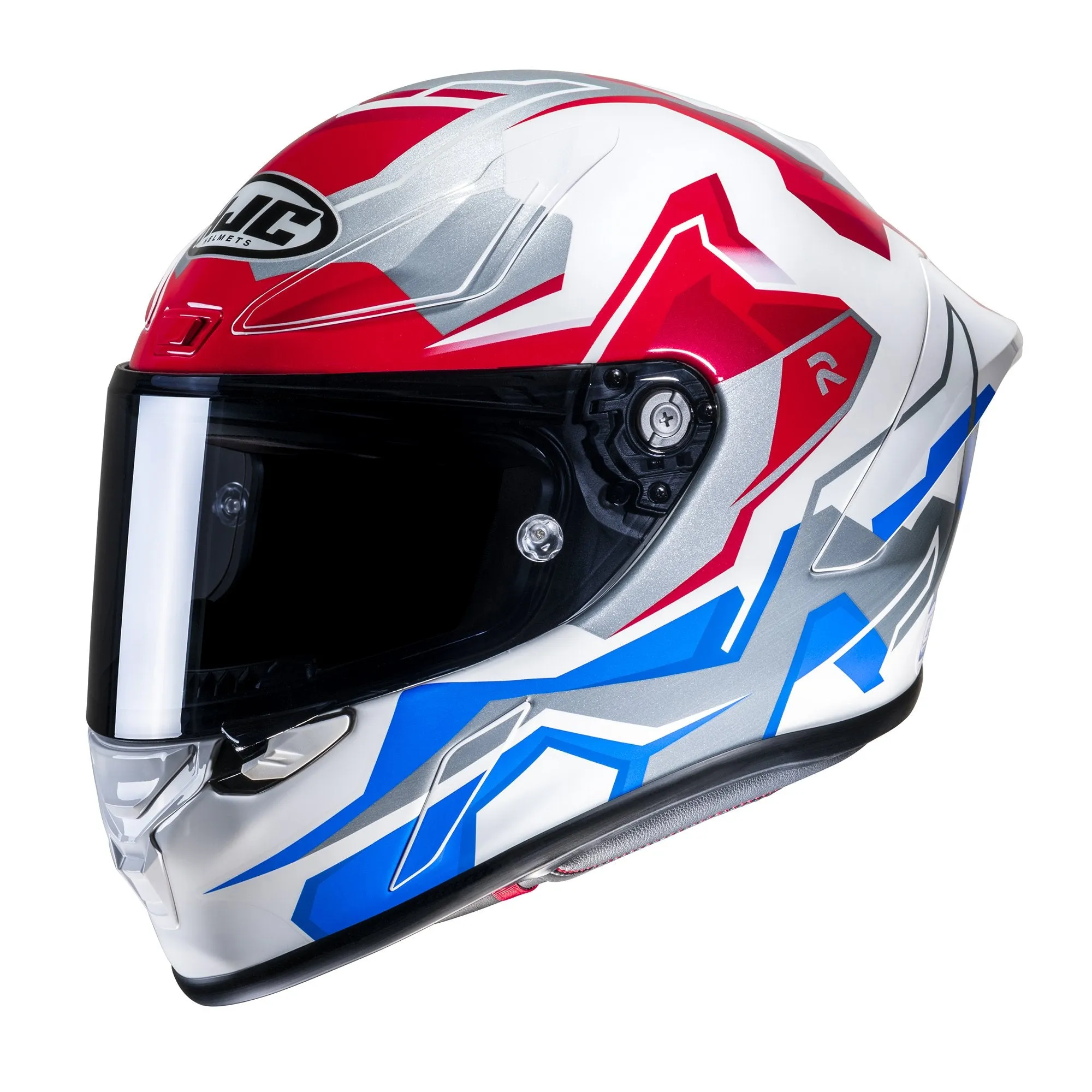 HJC RPHA 1 Nomaro MC21 White Red Blue Rider Helmet