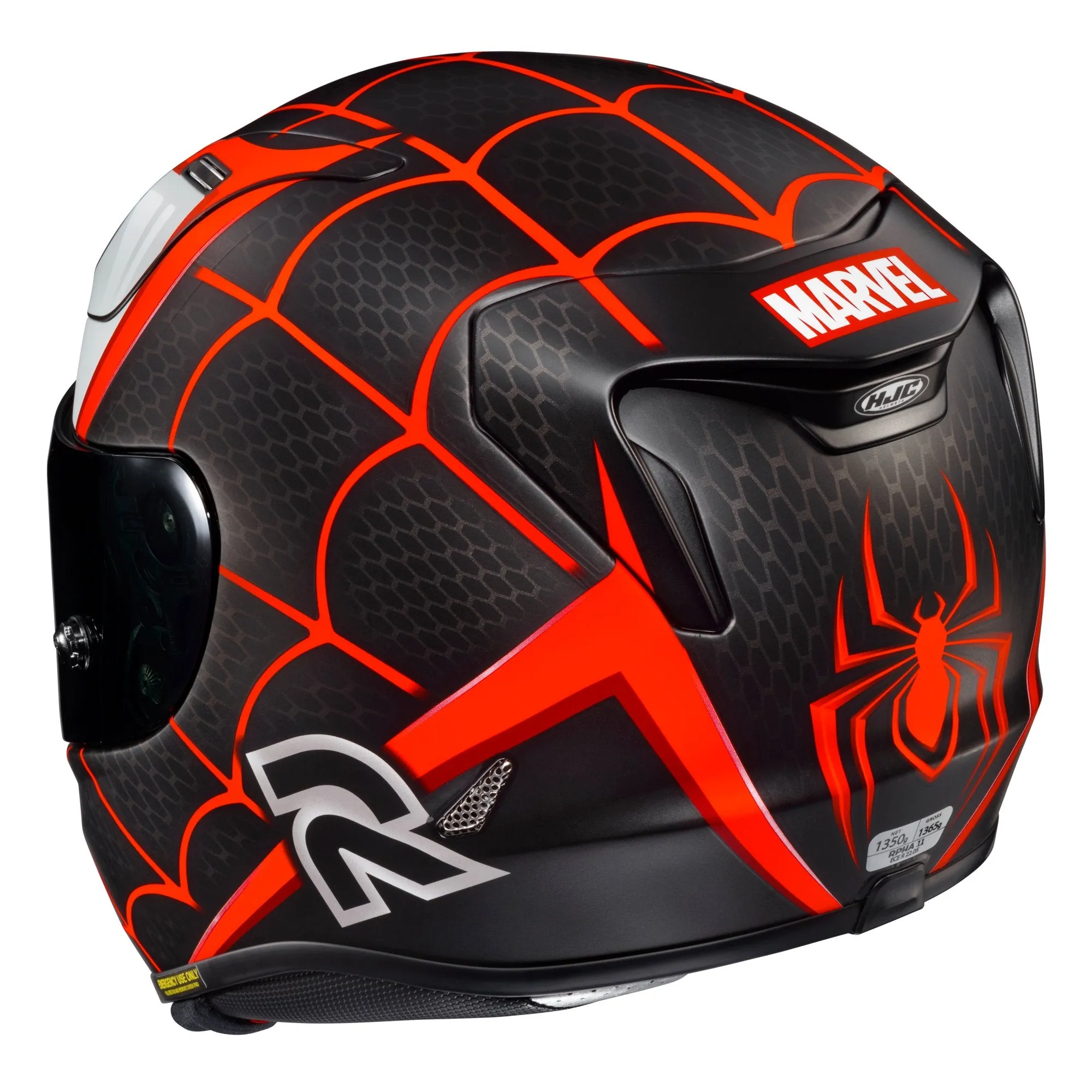 HJC RPHA 11 Full Face Motorcycle Helmet Miles Morales Marvel MC1SF