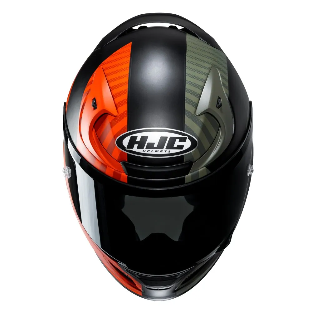 HJC RPHA 12 Ottin MC47SF  Motorbike On Road Full face Helmet Orange Black