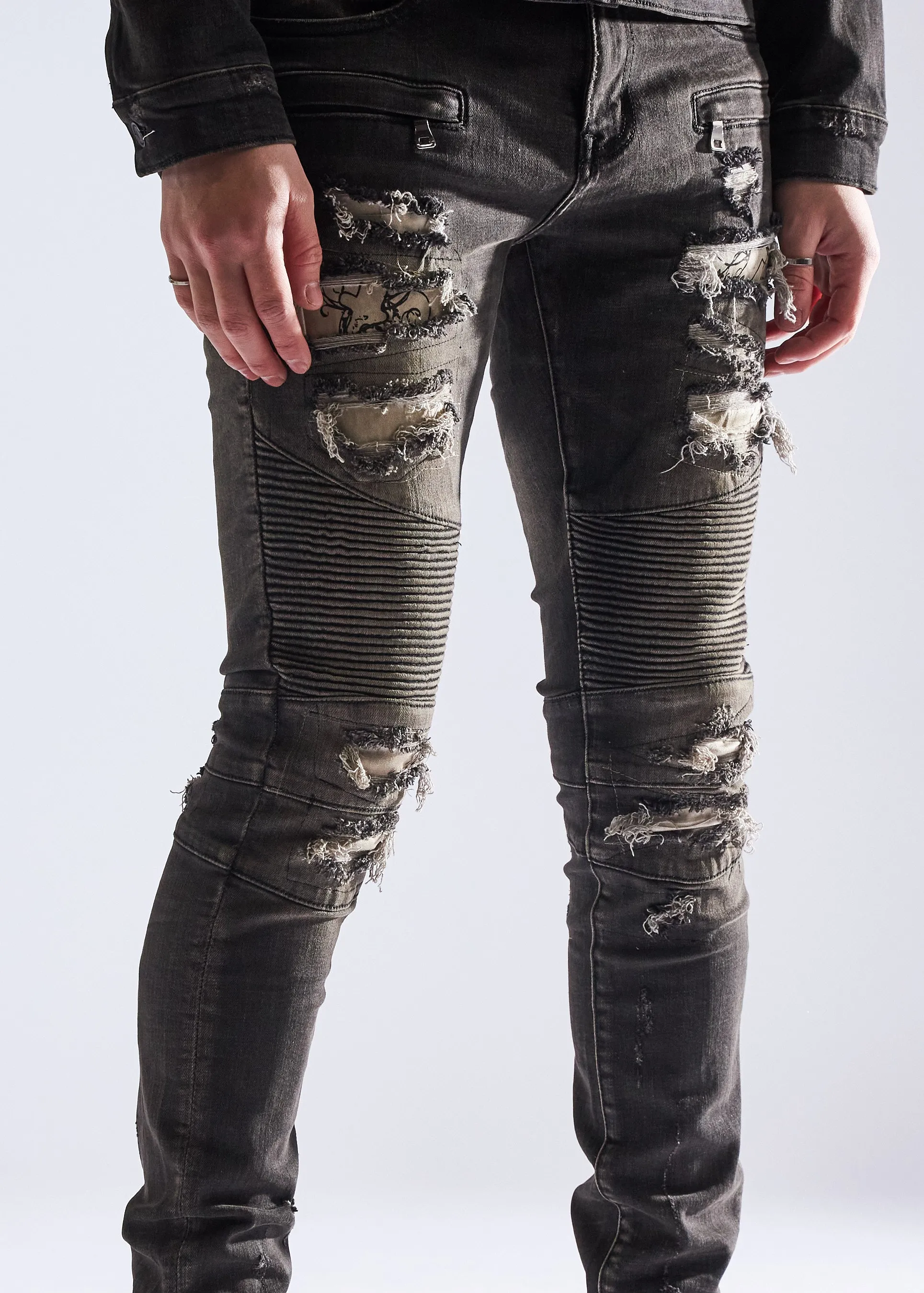 Holo Biker Denim