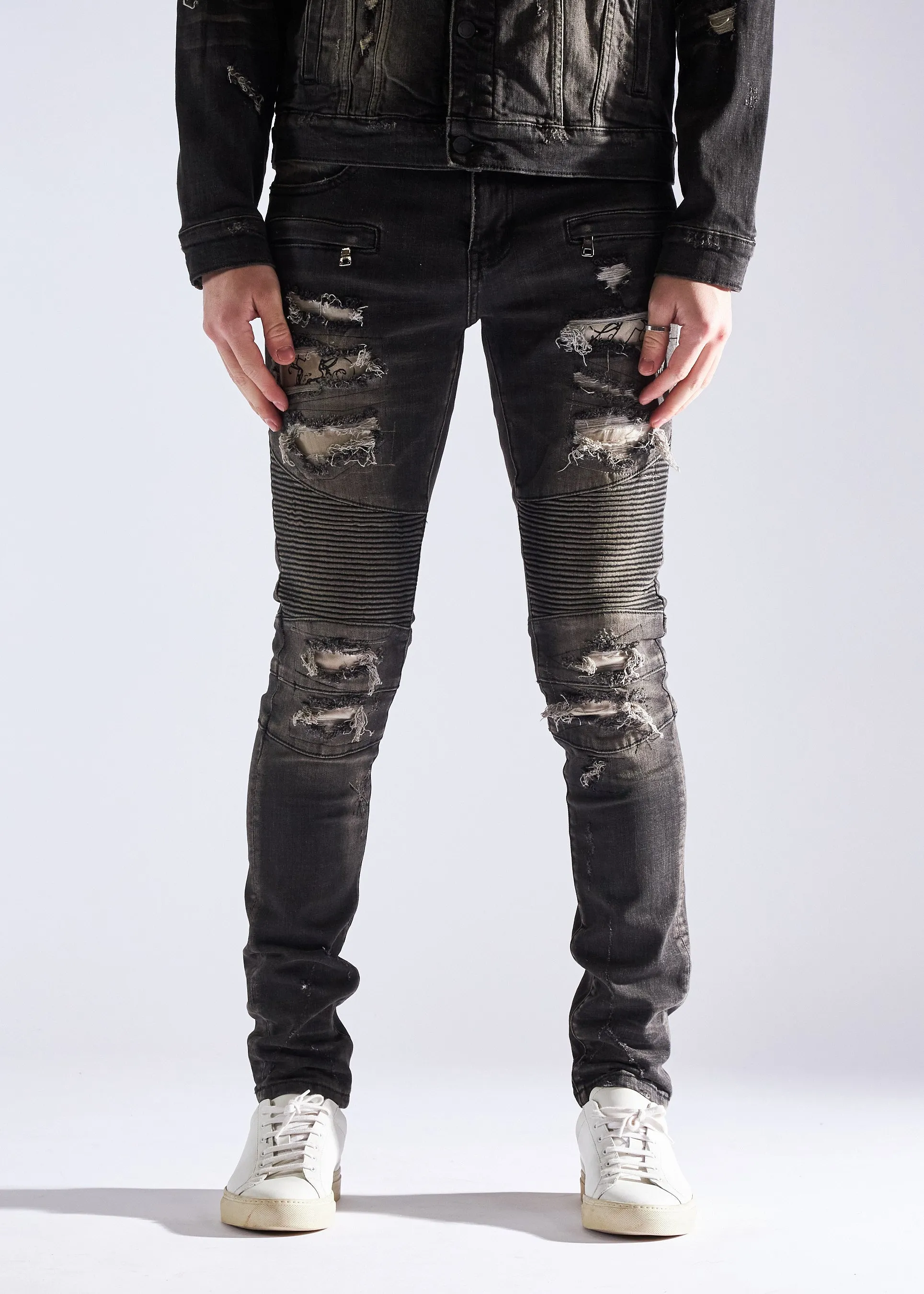 Holo Biker Denim