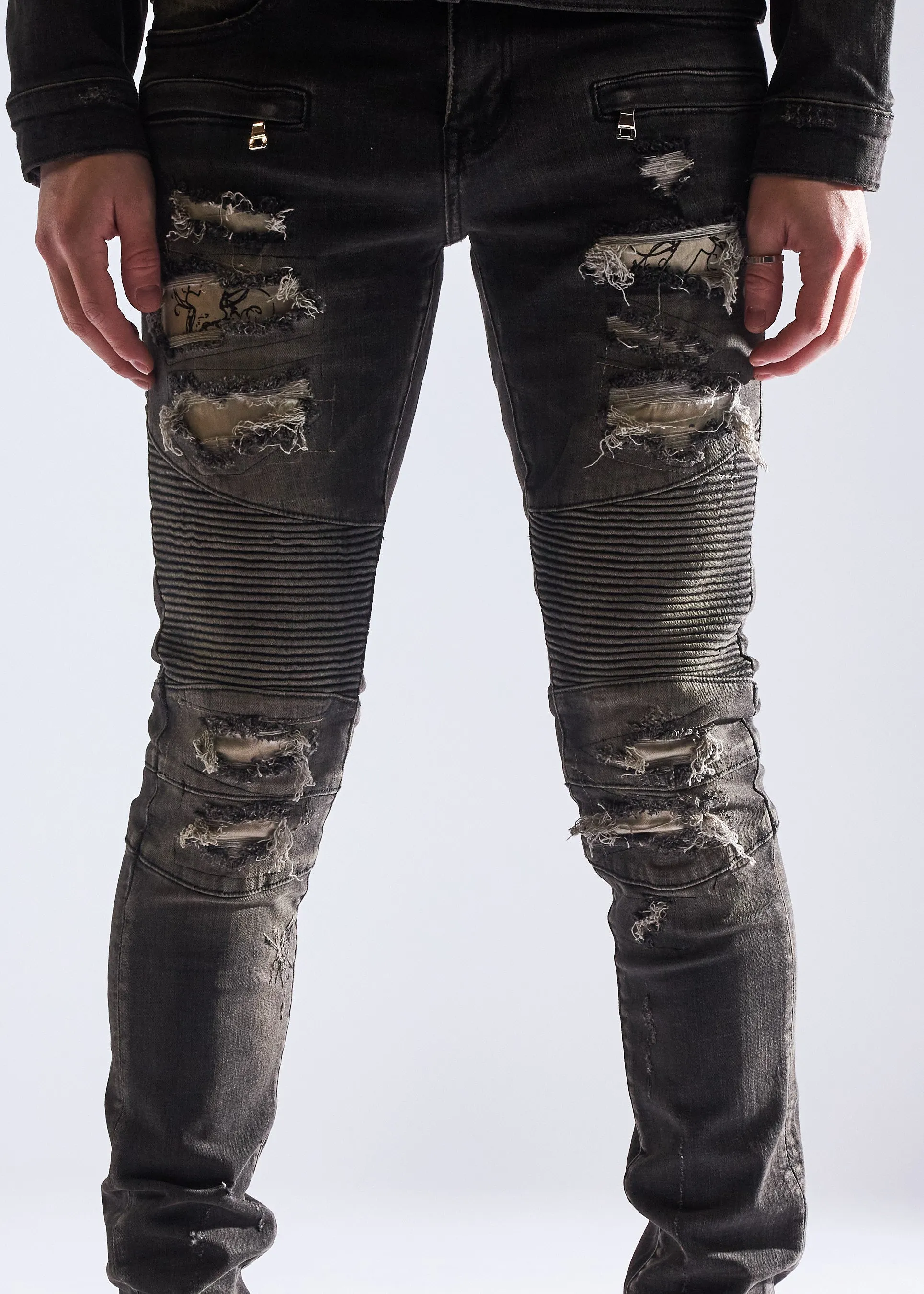 Holo Biker Denim