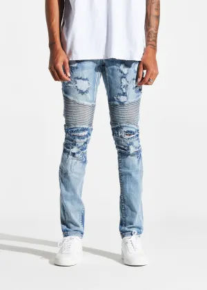 Hoover Biker Denim (Mid Blue)