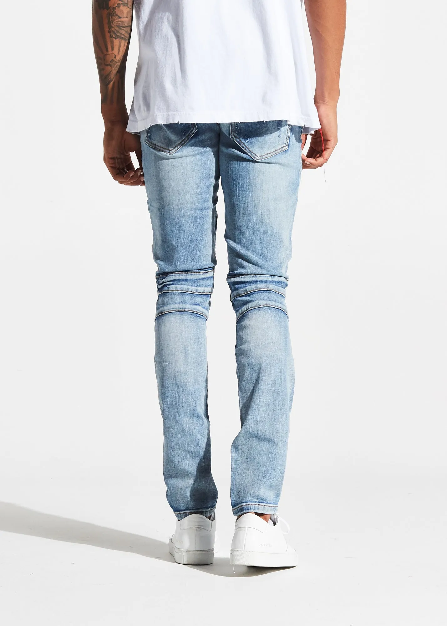 Hoover Biker Denim (Mid Blue)