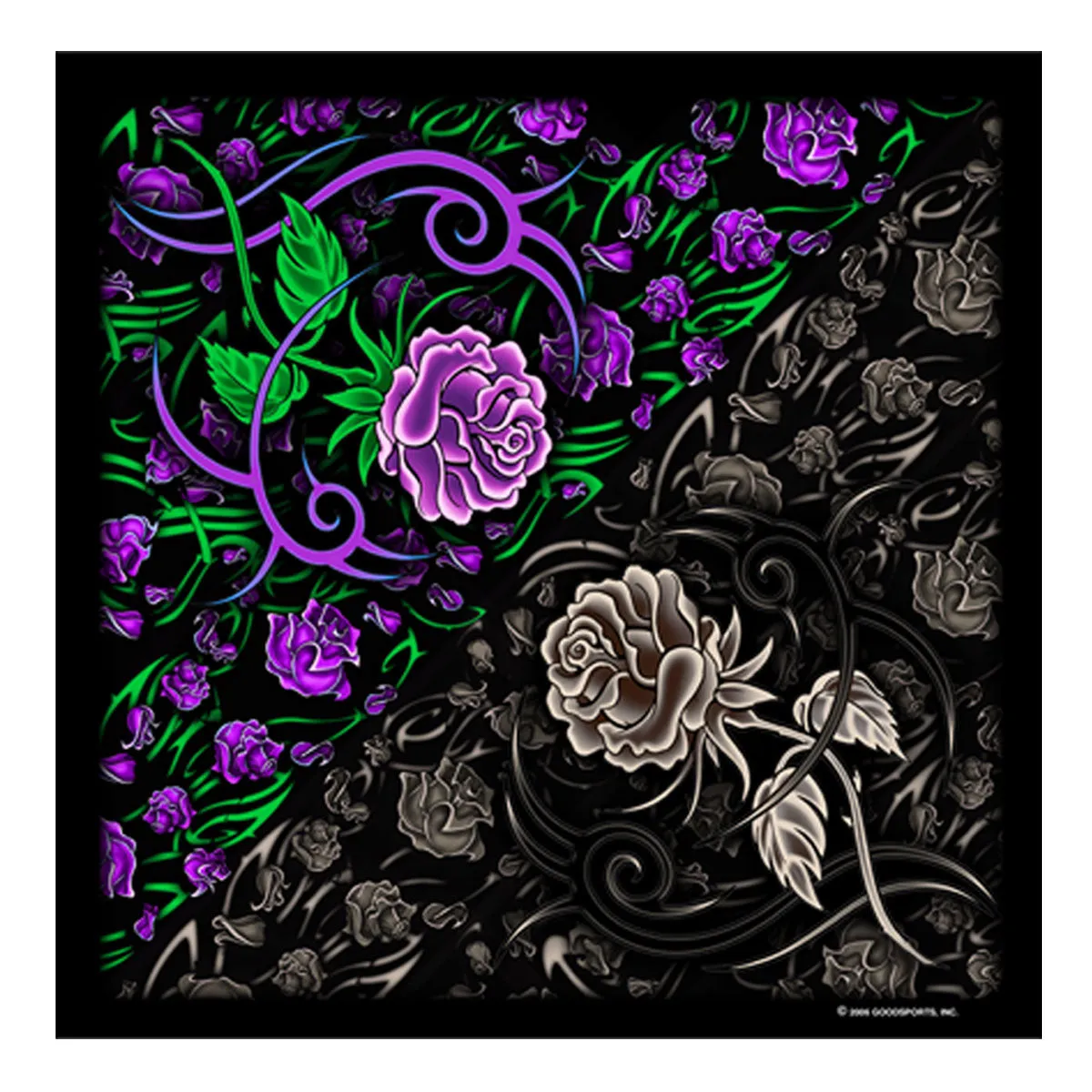 Hot Leather BAB1001 Tribal Rose Bandana