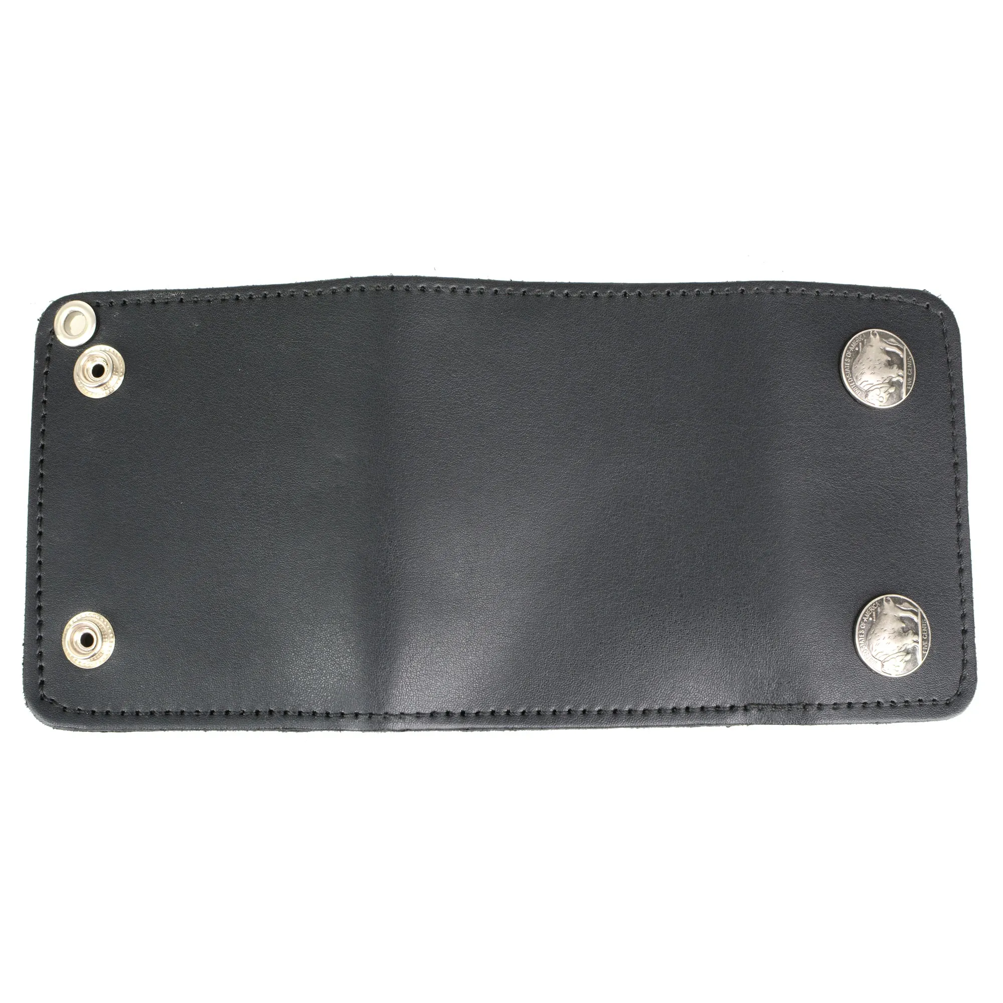 Hot Leathers Buffalo Nickel Bi-Fold Wallet