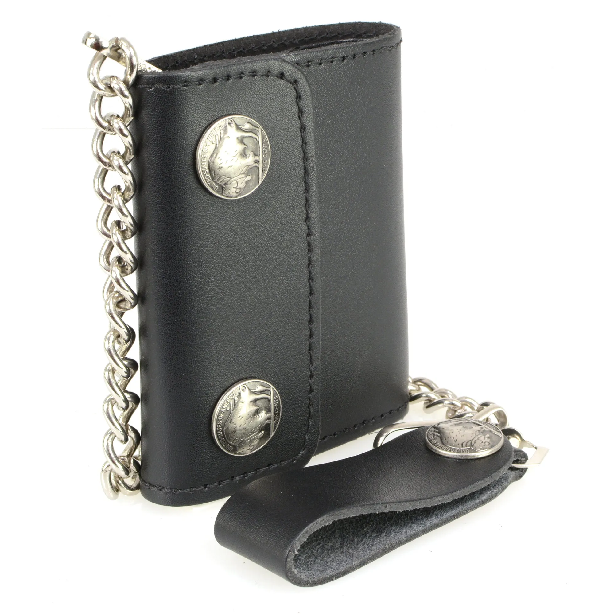 Hot Leathers Buffalo Nickel Bi-Fold Wallet