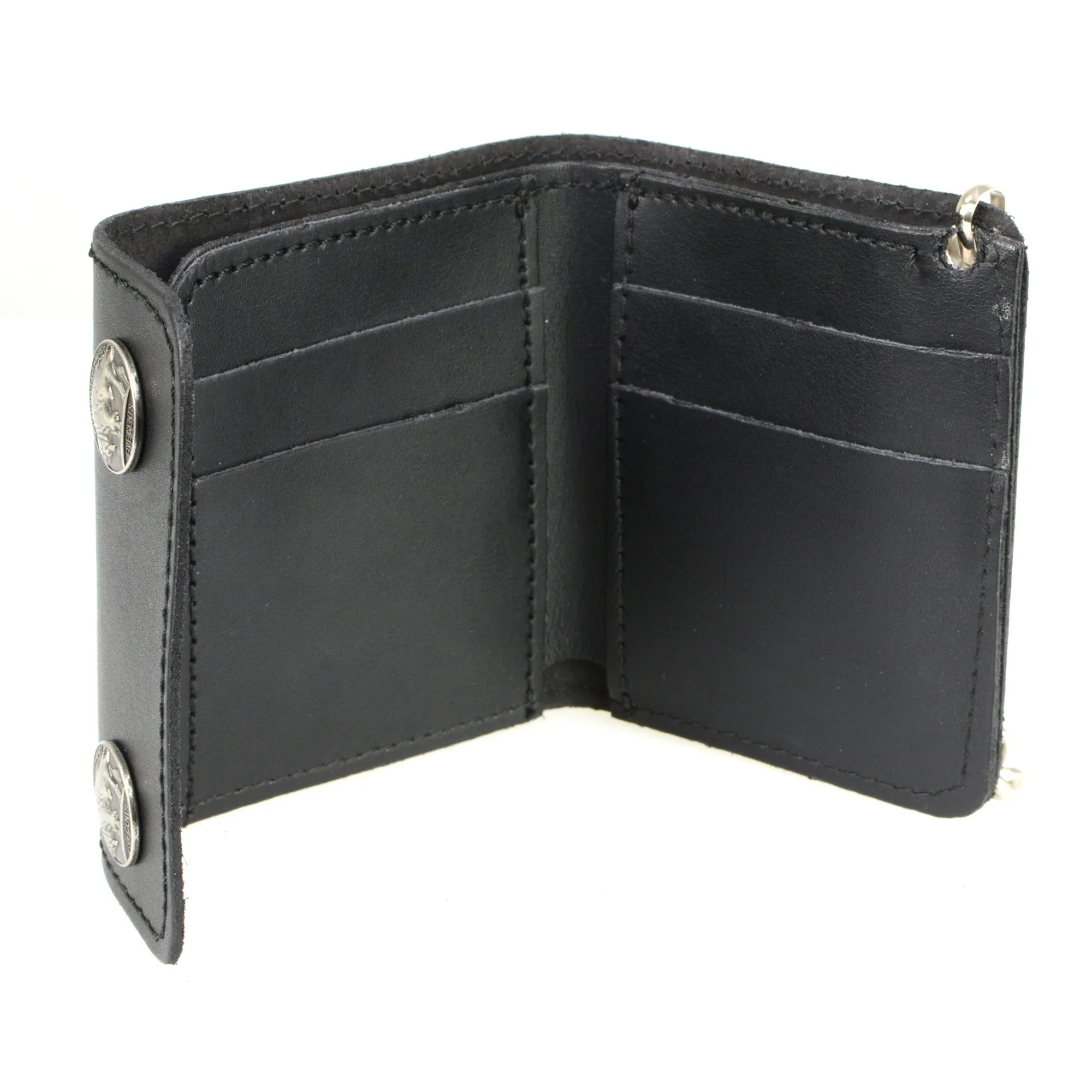 Hot Leathers Buffalo Nickel Bi-Fold Wallet