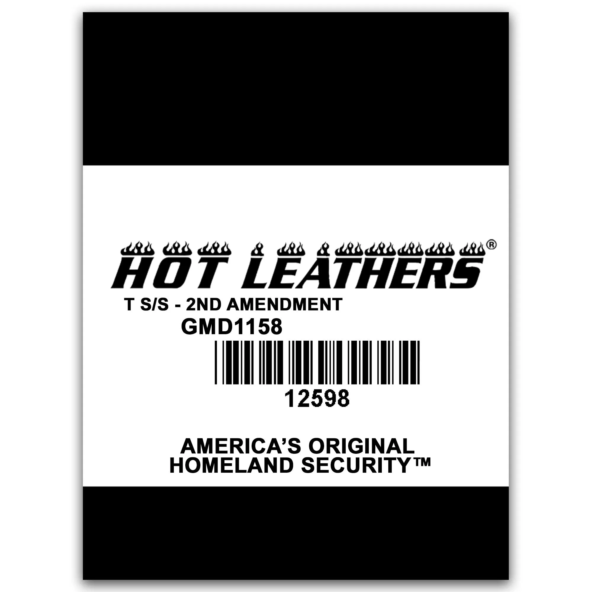 Hot Leathers GMD1158 Mens '2nd Amendment America's Original Homeland