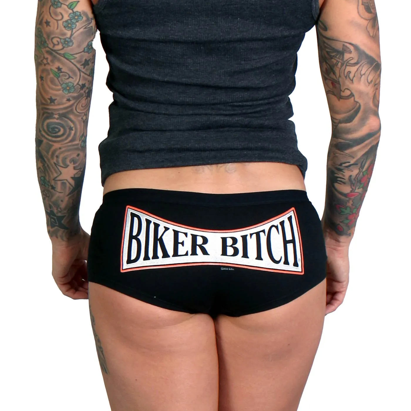 Hot Leathers PTB7059 Biker Bitch Boy Shorts